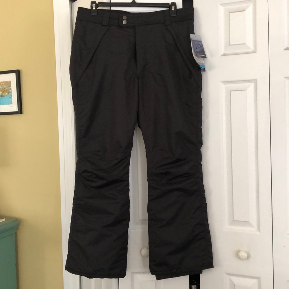Ladies black ski pants